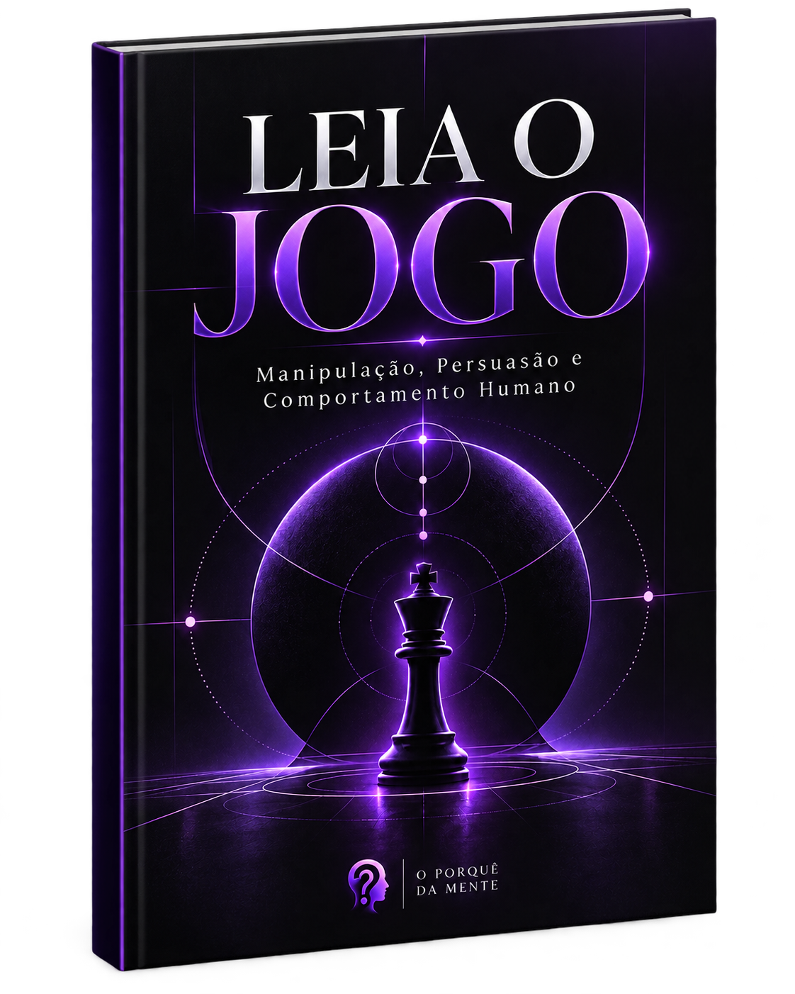 Mockup tridimensional do guia Leia o Jogo